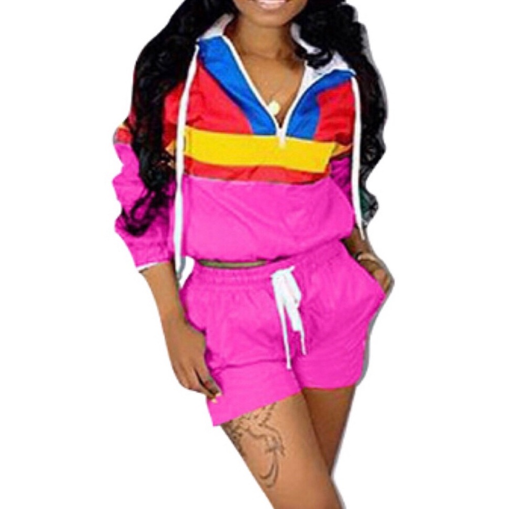 Windbreaker Short Set
